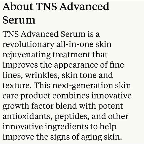 SkinMedica TNS® Advanced+ Serum 1.0 oz NWT - Picture 4 of 5